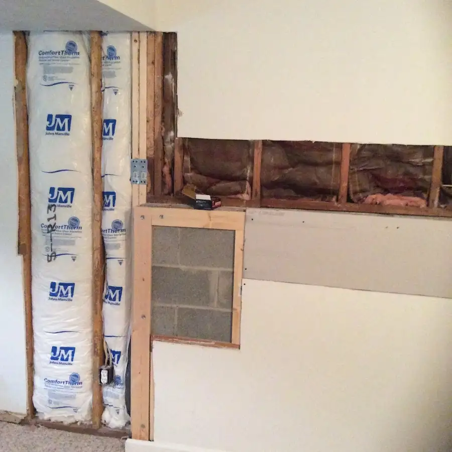 Wall insulation replacement during Contents Cleaning & Restoration in Buena Vista